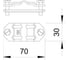 Разделительная вставка OBO Bettermann Rd8-10 /FL 30х40 233 A VA 5336457 2