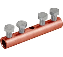 Зажим соединительный прямой IEK пруток-пруток 6-10 мм, медь ZCC86-50-1-16