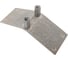 Крепление молниеприёмника EKF D=16 на конёк, угол 130 град. HZ lp-04003-sp 2