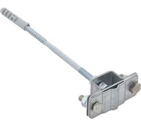 Держатель IEK полоса/пруток, бетонный фасад, 25-40мм/6-10мм, оцинкованная сталь ZDP50-11-3-16-40