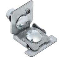 Держатель проводника IEK круглого, 6-10мм, фальца 0,6-8мм, оцинкованная сталь ZDP80-11-2-16-068