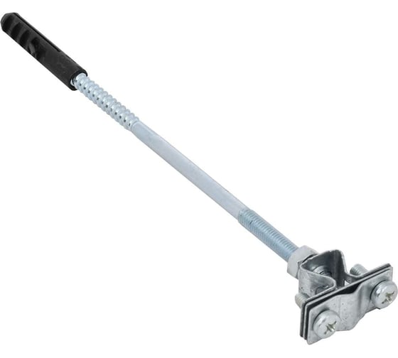 Держатель круглого проводника IEK 8-10мм, бетонный фасад, оцинкованная сталь ZDP80-11-3-18 1