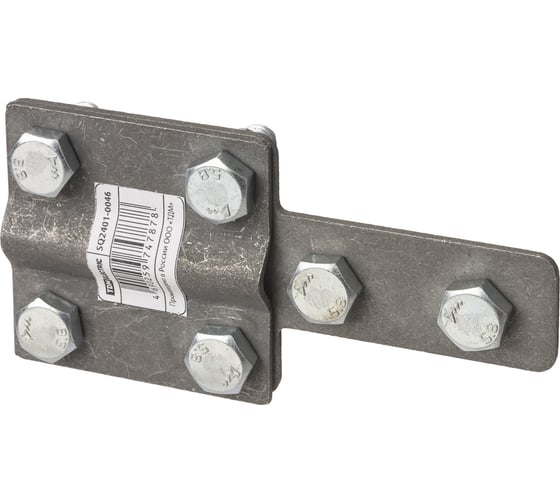 Контрольный зажим TDM ELECTRIC полоса-прут, полоса 40x4 - прут 6-10 мм, термодиффузия SQ2401-0046