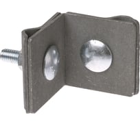 Фальцевый держатель TDM ELECTRIC стальной зажим 45x45 мм для прута Ø6-10 мм, гор. цинк. SQ2402-3280