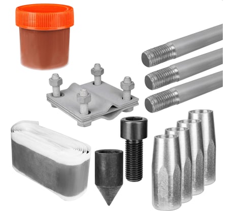 Заземление TORR 4,5м для сложных грунтов + насадка sds max 6189003