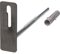 Фасадный держатель TDM ELECTRIC для прута 6-10 мм без дюбеля и шурупа, стальной крюк SQ2402-3136