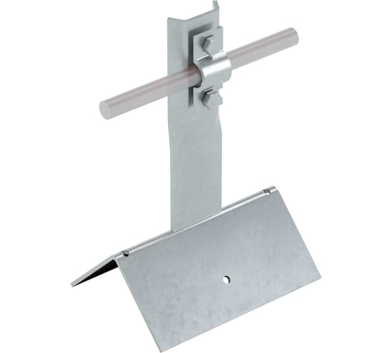 Коньковый держатель болтовой Система КМ с широким основанием для прутка D5-10 мм H80 мм CU MA0119 BKDB-H80-D5-10 CU 1