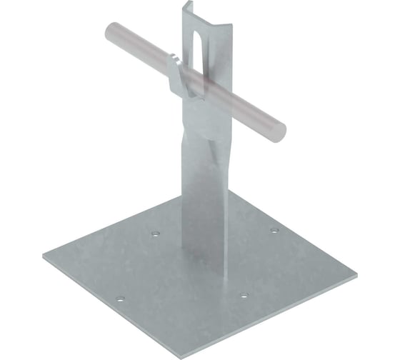 Приклеиваемый держатель зажимной Система КМ для прутка D5-8 мм H90 мм INOX304 MA0258 PDZ-H90-D5-8 INOX304 1