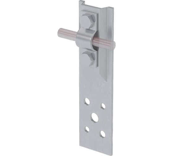 Прямой держатель болтовой Система КМ для прутка D5-10 мм H150 мм INOX304 MA0253 DBP-H150-D5-10 INOX304 1