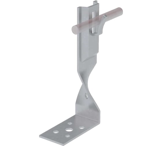 Угловой держатель зажимной скрученный Система КМ для прутка D5-8 мм H140 мм INOX304 MA0165 UDZS-H140-D5-8 INOX304 1