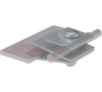 Фальцевый держатель H60 мм для прутка D5-10 мм Система КМ AURAFORT INOX304 MA0218 FD-H60-D5-10 INOX304