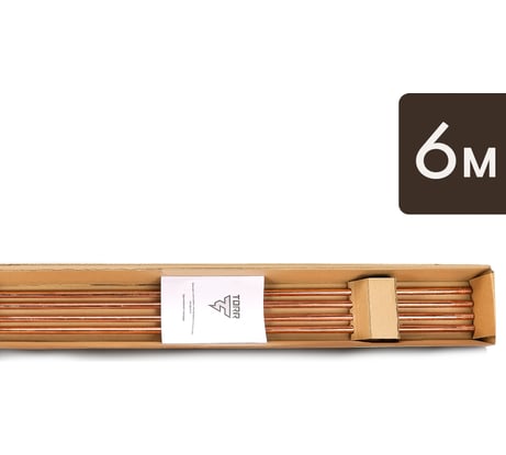 Комплект заземления TORR - 6м омедненный с насадкой sds-max 6190955