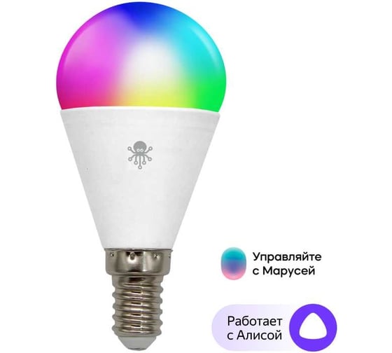 Лампа SLS LED-07 RGB E14 WiFi white SLS-LED-07WFWH