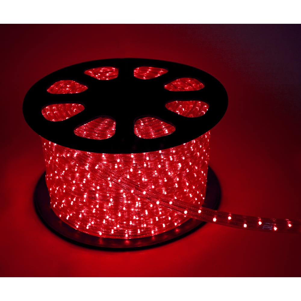 Дюралайт КОСМОС 2W, красный, 220В, 13мм.бухта 100м, KOC-DL-2W13-R ...