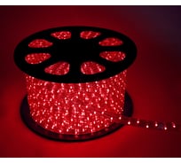 Дюралайт КОСМОС 2W, красный, 220В, 13мм.бухта 100м, KOC-DL-2W13-R