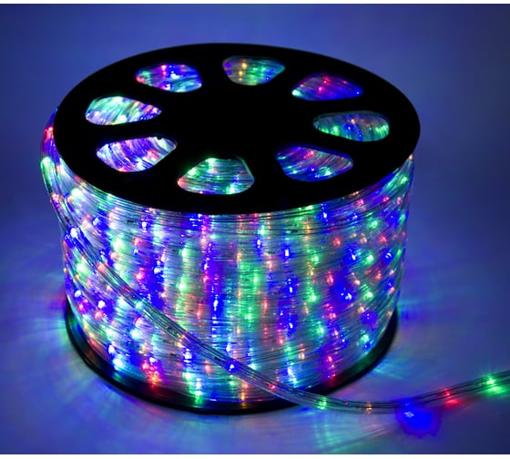 Дюралайт КОСМОС 3W, мультиколор, 220В, 13 мм, KOC-DL-3W13-RGB