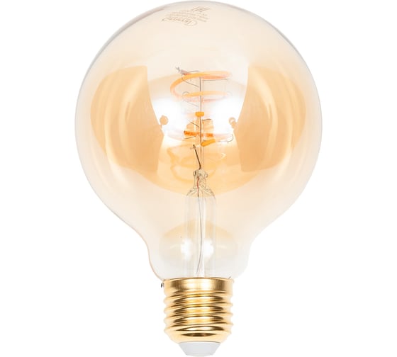 Светодиодная лампа General Lighting Systems Филамент E14 7Вт 230В 570Лм 4000К Нейтральный белый свет Шар GLDEN-G95SS-8-230-E27-2700 661405