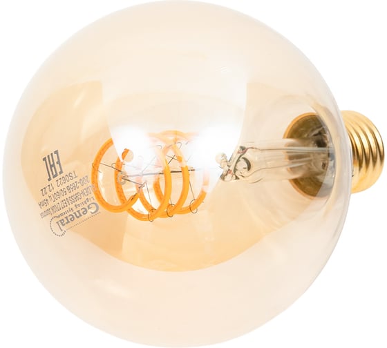 Светодиодная лампа General Lighting Systems Филамент E14 7Вт 230В 570Лм 4000К Нейтральный белый свет Шар GLDEN-G95SS-8-230-E27-2700 661405