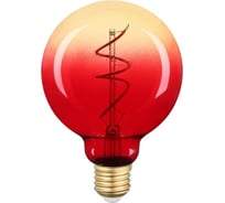Светодиодная лампа General Lighting Systems Филамент прозрачный E27 8Вт 400Лм 2700К Теплый белый Шар GLDEN-G95S-MC-8-230-E27-R-2700 661409