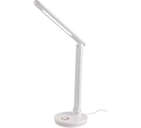 Светодиодный настольный светильник General Lighting Systems 12Вт, 550лм, 3000-6000К, белый свет, сенсорное включение, белый GLTL-040 800040