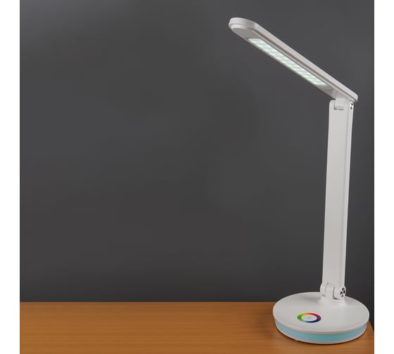 Светодиодный настольный светильник General Lighting Systems 12Вт, 550лм, 3000-6000К, белый свет, сенсорное включение, белый GLTL-040 800040