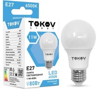 Светодиодная лампа TOKOV ELECTRIC 11Вт А60 6500К Е27 176-264В (TKL) TKL-A60-E27-11-6.5K