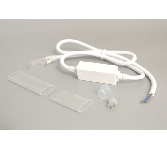 Комплект TEAMPROF для TPF-DL-2W-100-240, 6А, без вилки, белый (ПЯТЬ ЧАСТЕЙ) TPF-220AC/DC-1-6A-NP-W 1