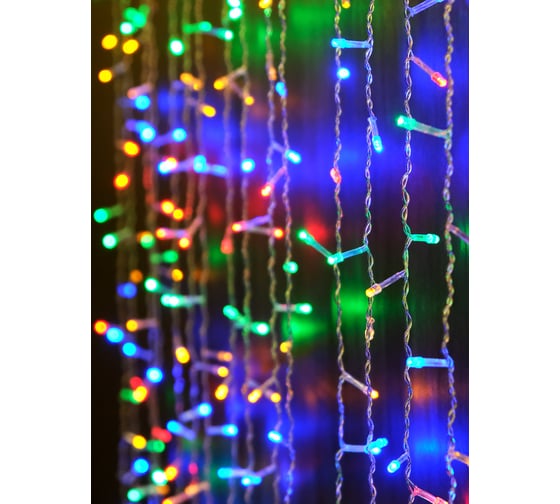 Гирлянда SHLights 150x150см, 368 мульти LED разноцветных, контроллер, LDCL368C-M