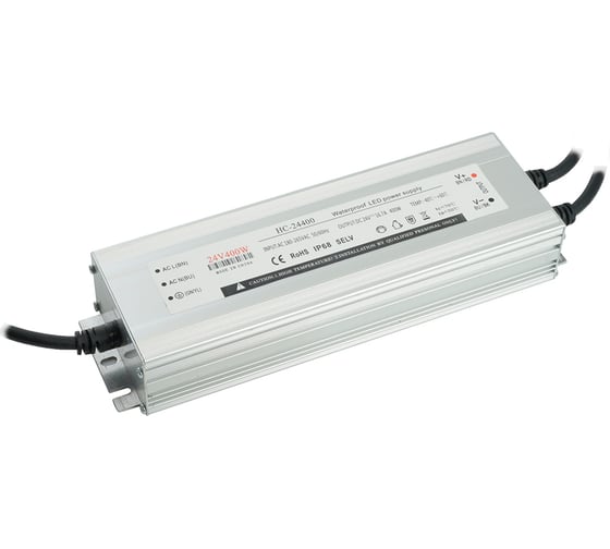 Электронный трансформатор FERON для светодиодной ленты 400w 24v 245x77x41мм ip67 (драйвер), lb007, 48744