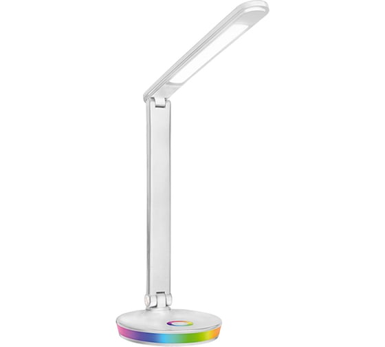 Настольный светильник Ultraflash UF-822 C01 белый (Led, 7Вт, димм., 3 цвет.темп., RGB ночник) 15176 1