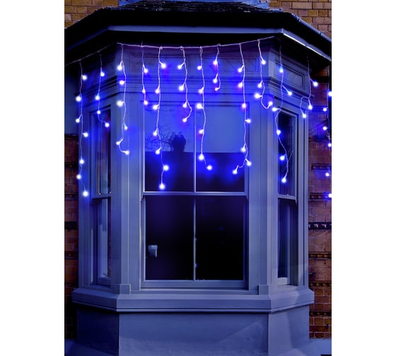 Гирлянда SHLights Бахрома100 бел LED 2x0,56м,соединяемая OIC100LSE-W-T-I4