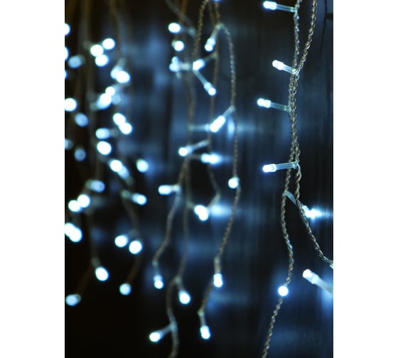 Гирлянда SHLights Бахрома, 80 бел LED 2x0,48м,соед,внутр IC80LD-W-E