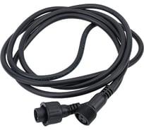 Удлинитель TEAMPROF 2 м, 2 pin, чёрный TPF-EC2-2-B