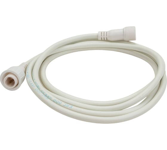 Удлинитель TEAMPROF 2 м, 2 pin, белый TPF-EC2-2-W