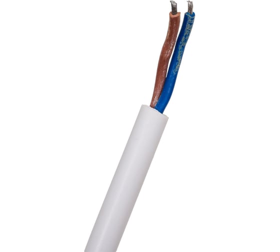 Коннектор TEAMPROF папа-мама, 2 pin, белый TPF-MF2-60/2-W