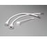Коннектор TEAMPROF папа-мама, 2 pin, белый TPF-MF2-60/2-W 2