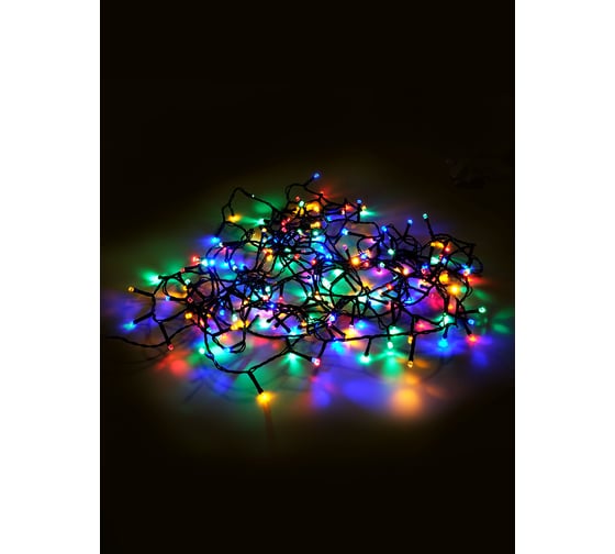 Электрогирлянда SHLights Нить,120 мульти LED, 12м , IP44 DC-LD120-M-E