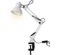 Настольный светильник ФАZА TBL-01, под лампу Е27, струбцина, белый 5046214