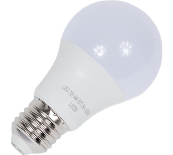 Лампа LED Облик 7Вт A60 Е27 230v 4500k 7679
