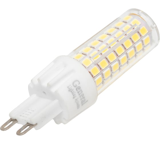 Диммируемая светодиодная лампа General Lighting Systems GLDEN-G9-10-P-220-dim-6500 1/10/500 661451