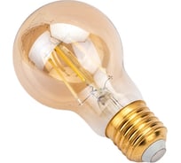 Светодиодная лампа General Lighting Systems Филамент прозрачный золотой E27 10Вт 850Лм 6500К Холодный белый свет GLDEN-A60S-10-230-E27-6500 661415
