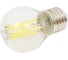Светодиодная лампа General Lighting Systems Филамент прозрачный E27 15Вт 230В 1100Лм 6500К Холодный белый свет Шар GLDEN-G45S-15-230-E27-6500 661439 1