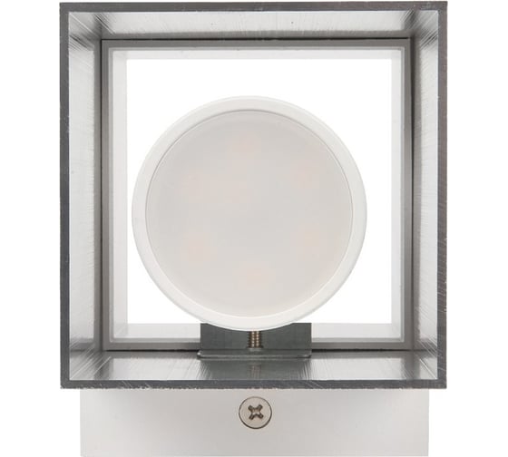 Фасадный светильник General Lighting Systems двойной GU10, 170х100х80мм, металл, квадрат, хром IP20 GWL-2MR16-M-IP20 661328