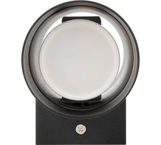 Фасадный светильник General Lighting Systems двойной GU10, 170х100х70мм, металл, круг, черный IP20 GWL-2MR16-M-IP20 661325
