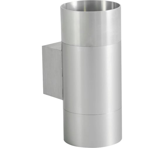 Фасадный светильник General Lighting Systems двойной GU10, 170х100х70мм, металл, круг, хром IP20 GWL-2MR16-M-IP20 661324