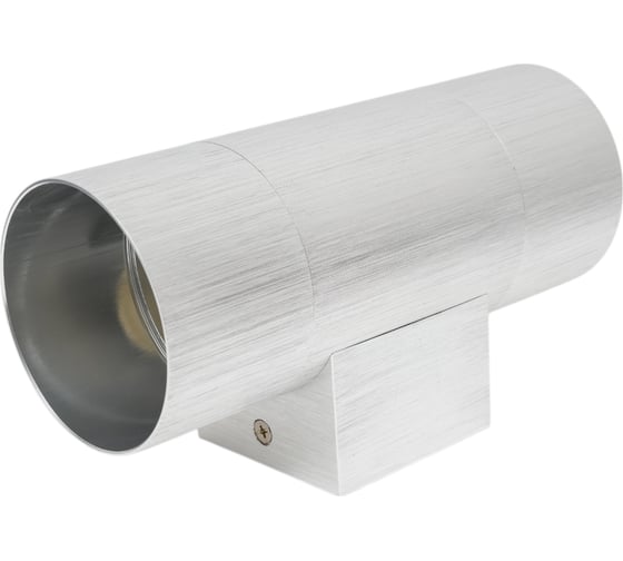 Фасадный светильник General Lighting Systems двойной GU10, 170х100х70мм, металл, круг, хром IP20 GWL-2MR16-M-IP20 661324
