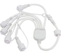 Разветвитель TEAMPROF 2 pin, 1-5, белый TPF-SC2/1-5-W