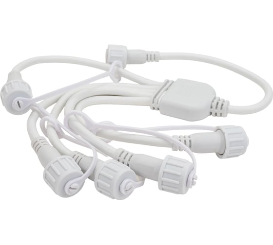 Разветвитель TEAMPROF 2 pin, 1-5, белый TPF-SC2/1-5-W