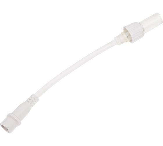 Переходник TEAMPROF нить - дюралайт, белый (ТРИ ЧАСТИ) TPF-EC2-015-S-DL-W