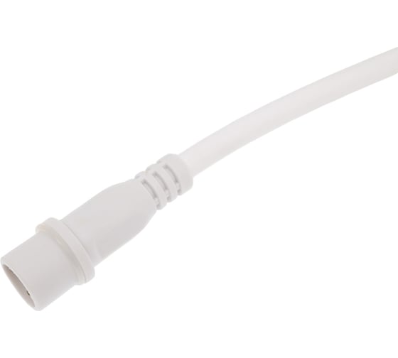 Переходник TEAMPROF нить - дюралайт, белый (ТРИ ЧАСТИ) TPF-EC2-015-S-DL-W